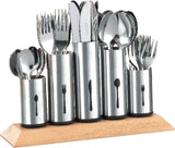 Nerezový držák na příbory, 1 balení, stříbrná kuchyně Naty Shop