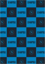 SSC Napoli, měkká deka s logem, hřejivá deka na pohovku a postel, rozměr 150 X 210 cm, soft touch, světle modrá, oficiální produkt Hermet Postele a deky Světle modrá 150X210