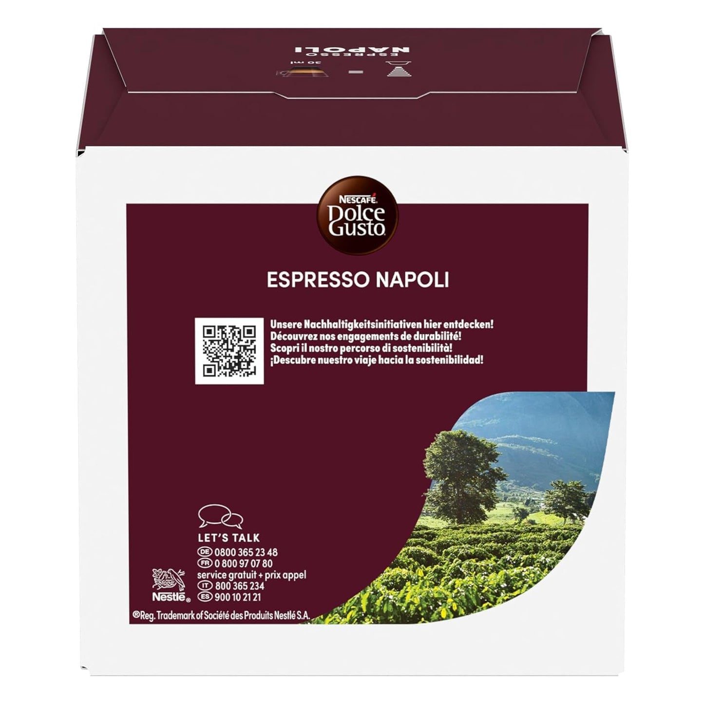 NESCAFÉ DOLCE GUSTO Inspirazione Italiana Espresso Napoli Kaffeekapseln 3er Pack (3 x 16 kapslí)
