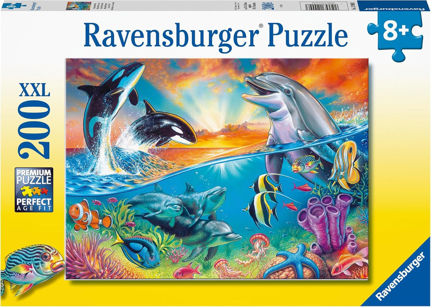 Puzzle Ravensburger pro děti - 12900 obyvatel oceánu - Podvodní puzzle pro děti ve věku 8+ s 200 dílky ve formátu XXL Puzzle Naty Shop Výchozí název