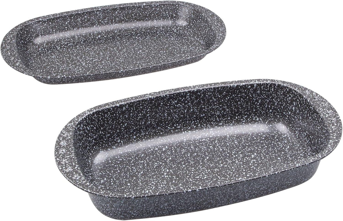 C|H|G Brotback- Und Bratenform Mit Deckel "Granito", Skandia Xtreme Plus: 4-Fach Antihaftbeschichtung in Granitoptik, 37 X 20 X 7 Cm, Made in Germany Formy a plechy na pečení Naty Shop
