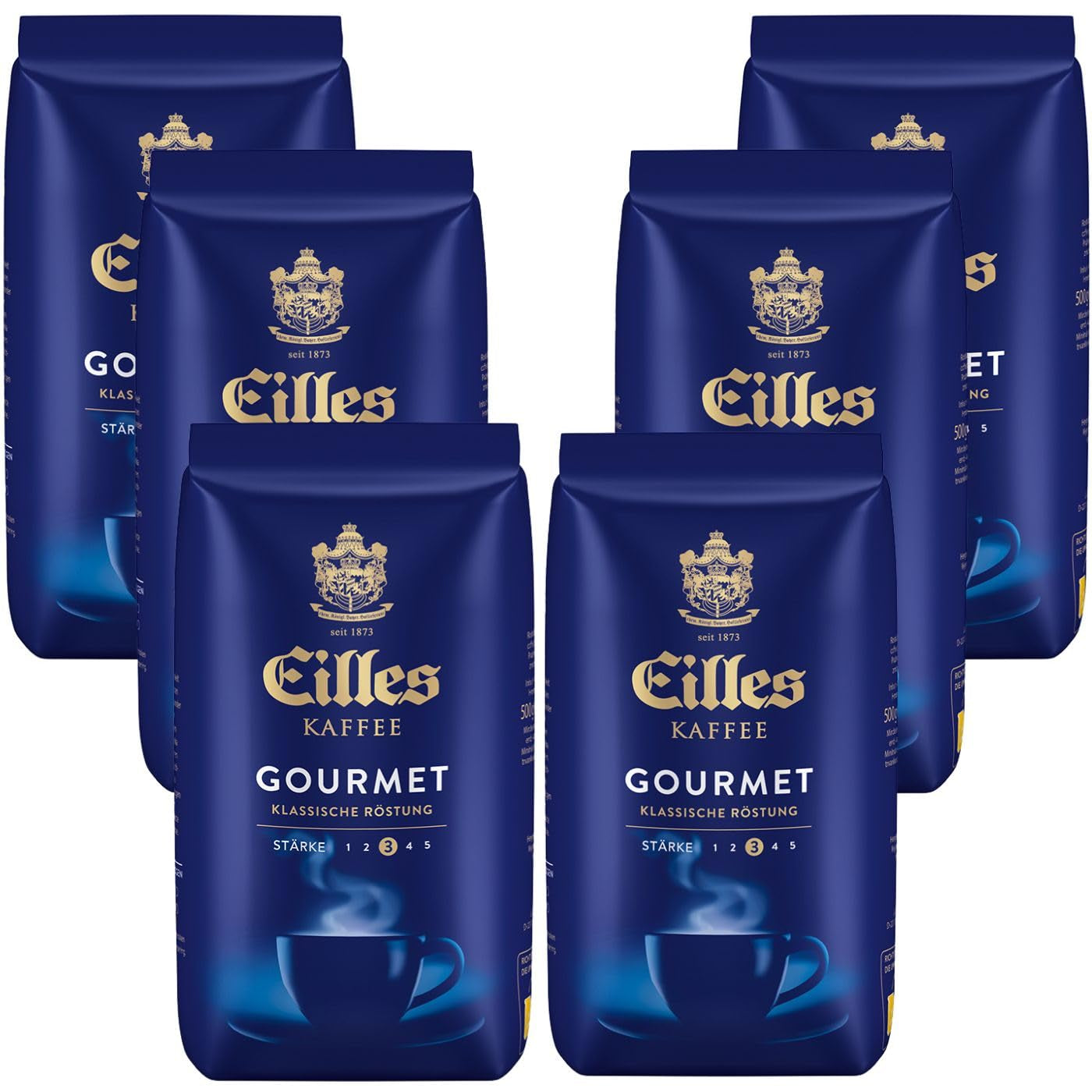 Eilles Gourmet Café celé fazole 500g Balení po 6 ks