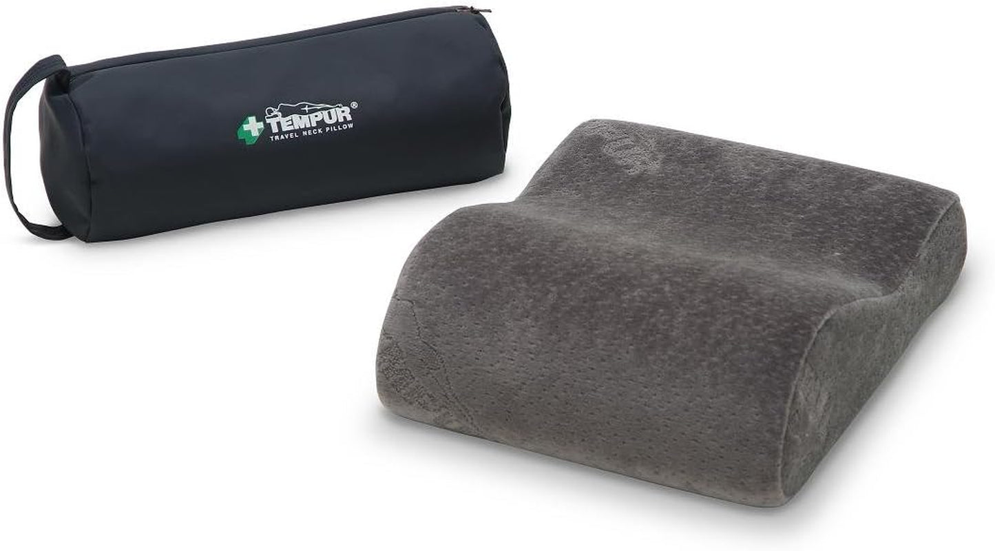 Cestovní polštář Tempur Cestovní polštář na krk včetně přenosné tašky - 25 X 31 X 10/7 cm - Hnědé cestovní polštáře Naty Shop Výchozí název