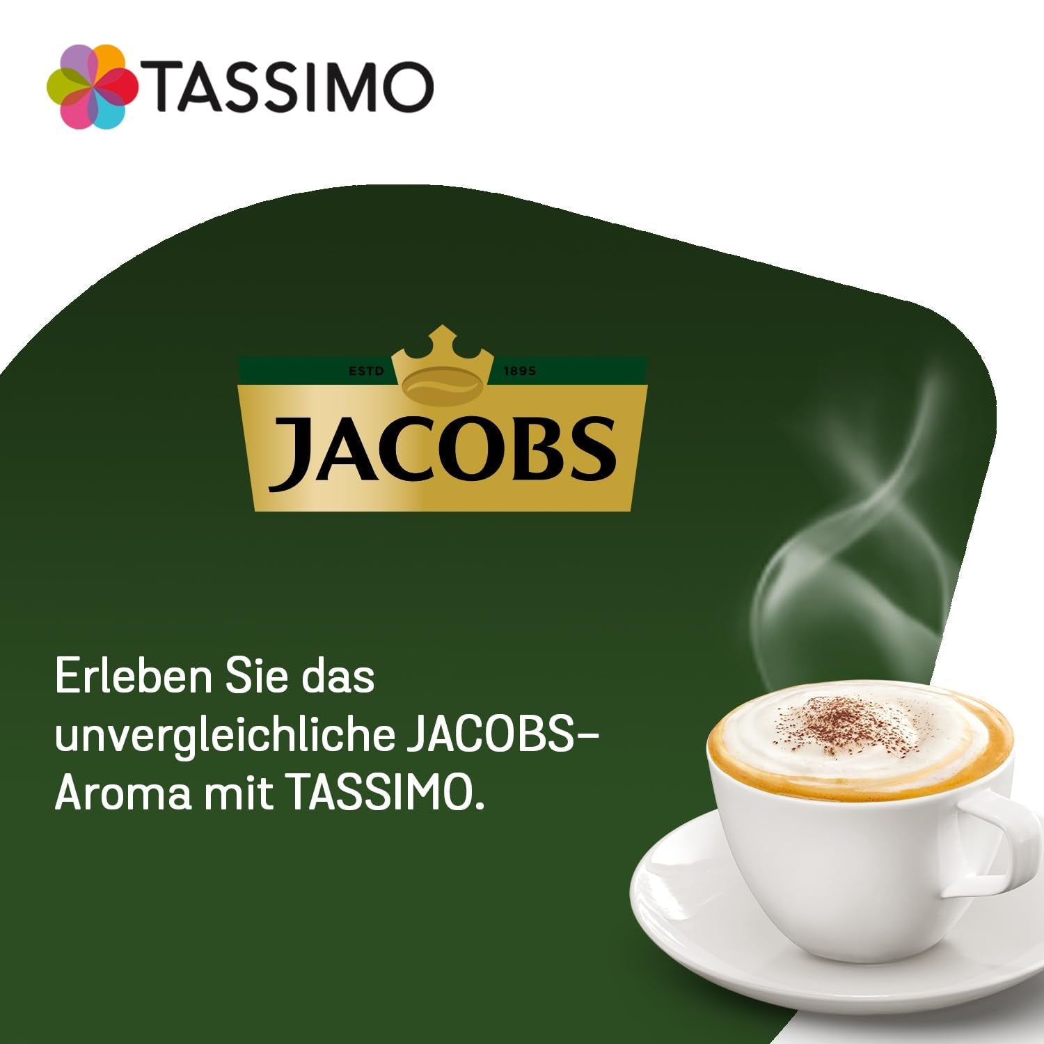 Tassimo Kapseln Jacobs Cappuccino Classico, 5 x 8 padů, 40 kafékapseln