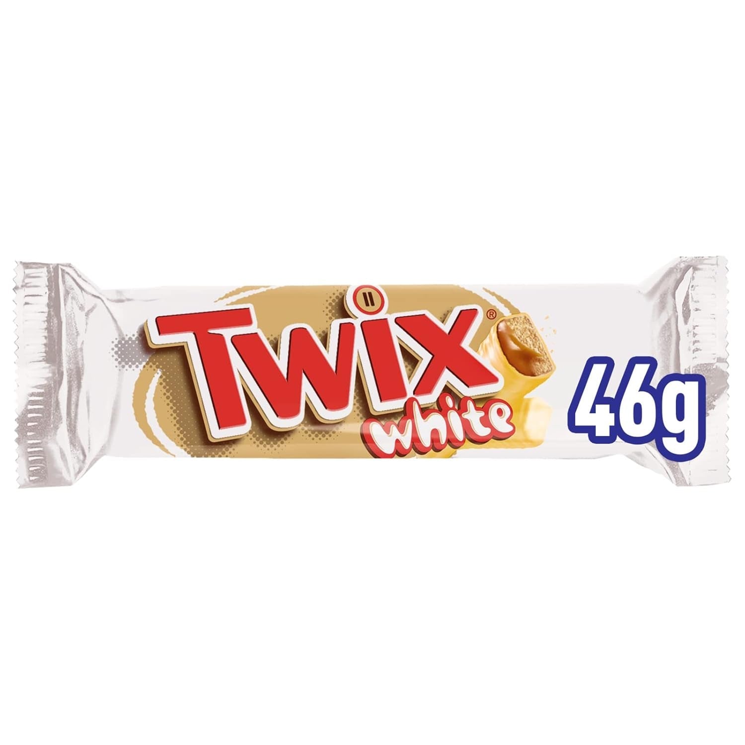 Twix bílé čokoládové tyčinky | Karamel, sušenky, bílá čokoláda | Více balení čokolády | 5 tyčinek (5 x 46 g) (balení 4 ks)