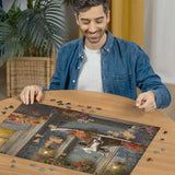 Ravensburger Puzzle 12000782 - Kráva ve vaně - 1000dílné puzzle pro dospělé a děti od 14 let, Puzzle Naty Shop