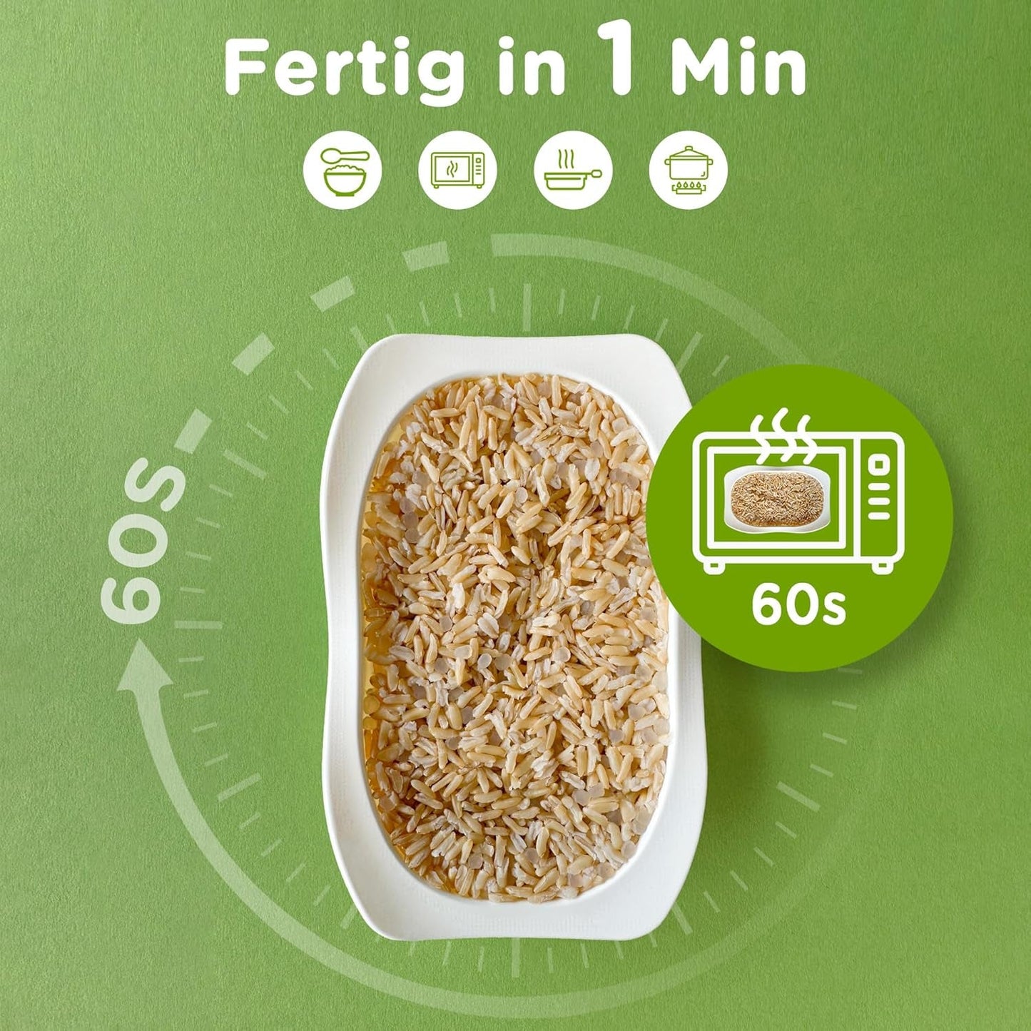 Elf-Family Konjak Reis Thai Brauner Shirataki Bowl -[Diätbox für 1 Wo.] - Instantní Jasmin Reis - Fertiggerichte für Mikrowelle - Natürlich Superfoods Mikronährstoffe - Vegan/Low Carb/Fettfrei- 6er Box