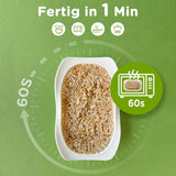 Elf-Family Konjak Reis Thai Brauner Shirataki Bowl -[Diätbox für 1 Wo.] - Instantní Jasmin Reis - Fertiggerichte für Mikrowelle - Natürlich Superfoods Mikronährstoffe - Vegan/Low Carb/Fettfrei- 6er Box