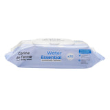 Change Water Essential Baby Wipes x70 - Toaletní potřeby z rostlinných vláken - 99% ultračištěná voda - Hygiena od narození - Znovu uzavíratelné víko