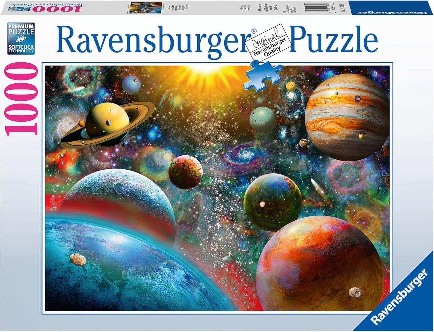 Ravensburger Puzzle 19858 - Planety - 1000 dílkové puzzle pro dospělé a děti od 14 let, puzzle s vesmírným motivem Puzzle Naty Shop