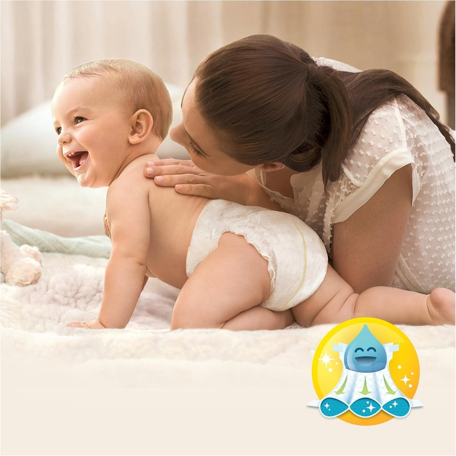 Plenky Pampers Premium Protection pro novorozence, Jumbo pack, velikost 1, 72 kusů