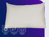 Polštář Traumnacht Cozy Back, polštář na čtení, 70 x 40 cm béžový, snímatelný a pratelný potah ze 100% polyesteru, praktická boční kapsa, certifikováno Oeko-Tex, vyrobeno podle německých norem kvality