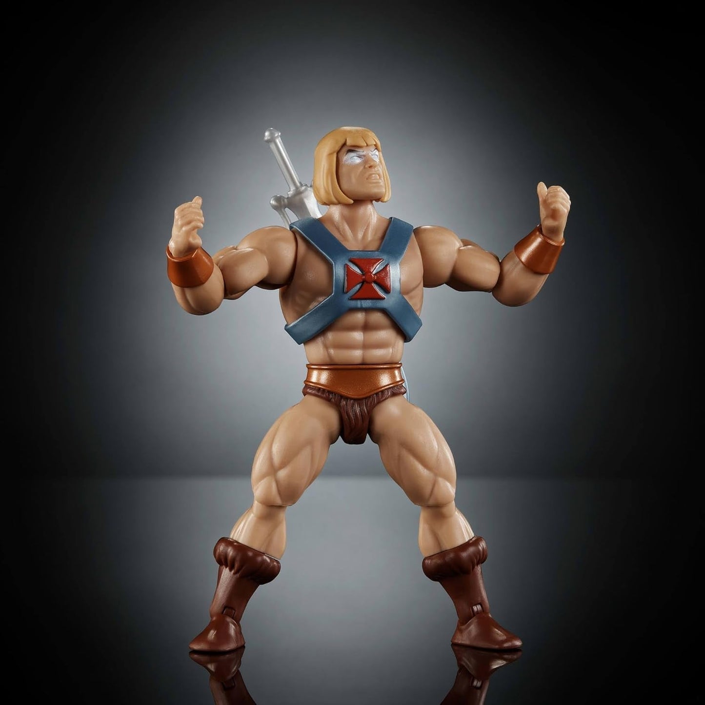 Akční figurka Masters of the Universe Origins Faker z kolekce kreslených filmů, asi 14 cm vysoká, duplikát He-Mana z televizního seriálu z 80. let, detailní design a 16 bodů pohybu, akční figurky JBM82 Naty Shop