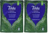 TILDA Dušená rýže Basmati s limetkou a koriandrem do mikrovlnné trouby, 250 g