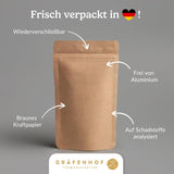 Organický čaj Yerba Maté Originální 1 kg sypaný čaj Maté s vysokým obsahem kofeinu Nepražené na vzduchu Sušené v laboratoři Testované listy maté balené v Německu Prvotřídní kvalita Gräfenhof