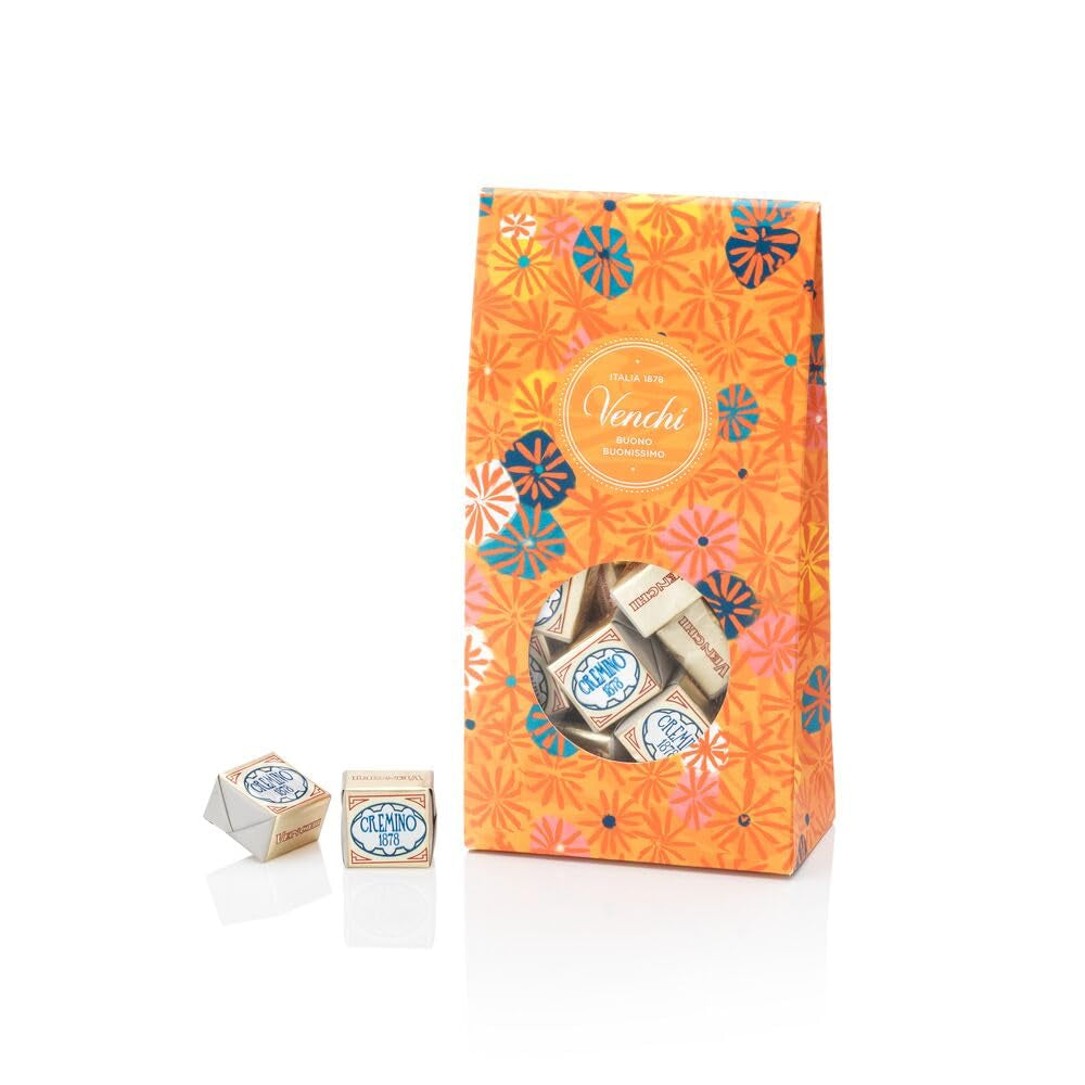 Venchi – Kolekce Murrine – Dárková krabička na čokoládu Cremino 1878, 300 g – S lískovými oříšky CHZO Piemont Forest – Gianduia – Tip na dárek – Bez lepku