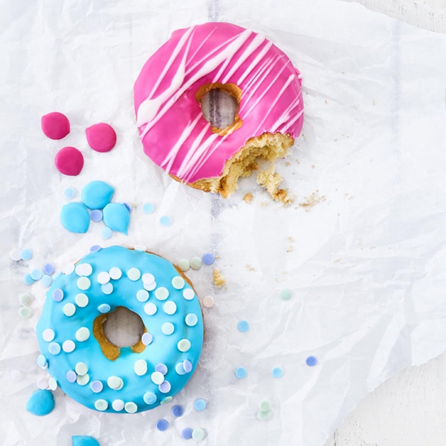 Birkmann, Easy Baking, Donutblech, Backform Für 6 Donuts, Mit Hochwertiger Antihaftbeschichtung, Ø 9 Cm, Mit Rezept, 881631 Formy a plechy na pečení Naty Shop