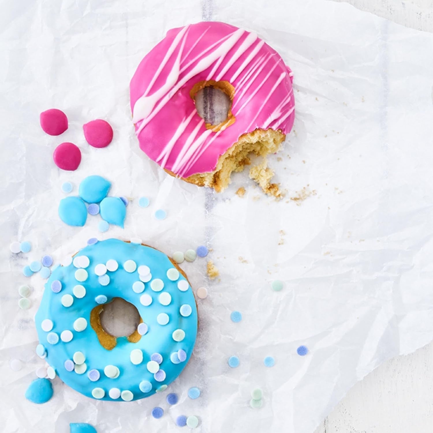 Birkmann, Easy Baking, Donutblech, Backform Für 6 Donuts, Mit Hochwertiger Antihaftbeschichtung, Ø 9 Cm, Mit Rezept, 881631 Formy a plechy na pečení Naty Shop