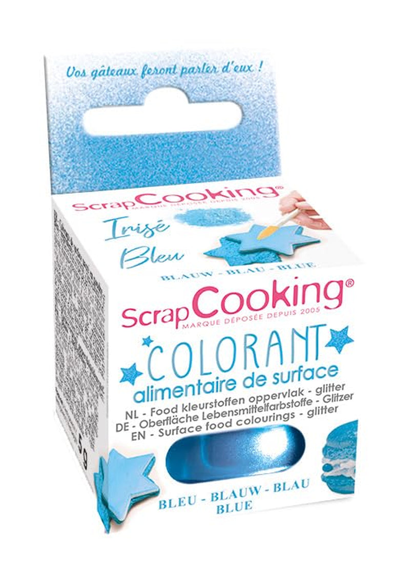 Scrapcooking – Limetkově zelené potravinářské barvivo – Jedlé třpytivé prášky na povrchy – Na dorty, sušenky, makronky, čokoládu a Fudge – Limetkově zelené – 4087
