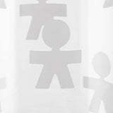 Alessi AKK37 GIROTONDO Skleněná kuchyňská dóza s potiskem a utěsněným nerezovým víčkem, L 21,6 cm, V 10,5 cm Dózy na potraviny Naty Shop