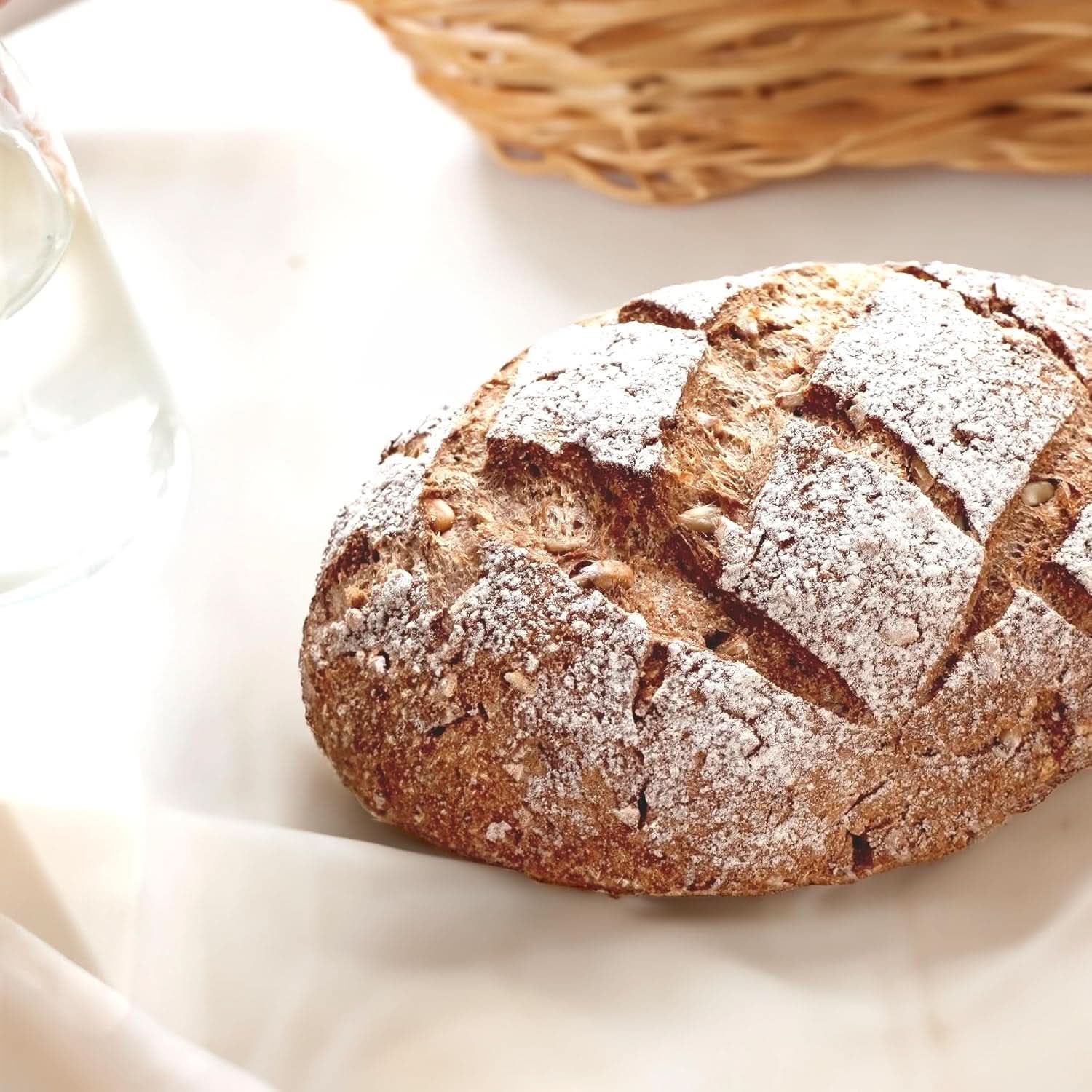 SMĚS CHLEBA S NÍZKÝM CARB, keto, veganský a bezlepkový proteinový chléb alternativa bez sóji a obilovin Naty Shop Kitchen