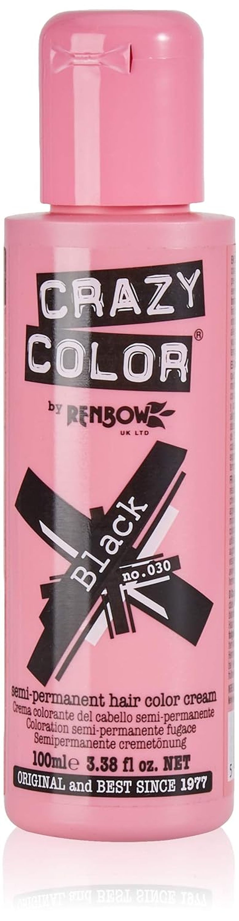 GO TOXIC UV semipermanentní krém na barvení vlasů, 100 ml (1 balení) Naty Shop 30 Barva na vlasy Černá 100 Ml (1 balení)