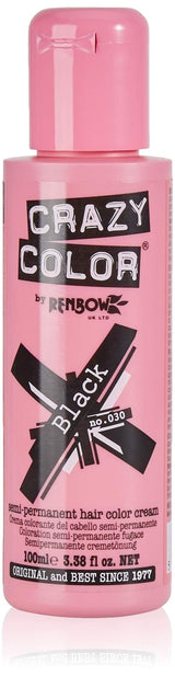 GO TOXIC UV semipermanentní krém na barvení vlasů, 100 ml (1 balení) Naty Shop 30 Barva na vlasy Černá 100 Ml (1 balení)
