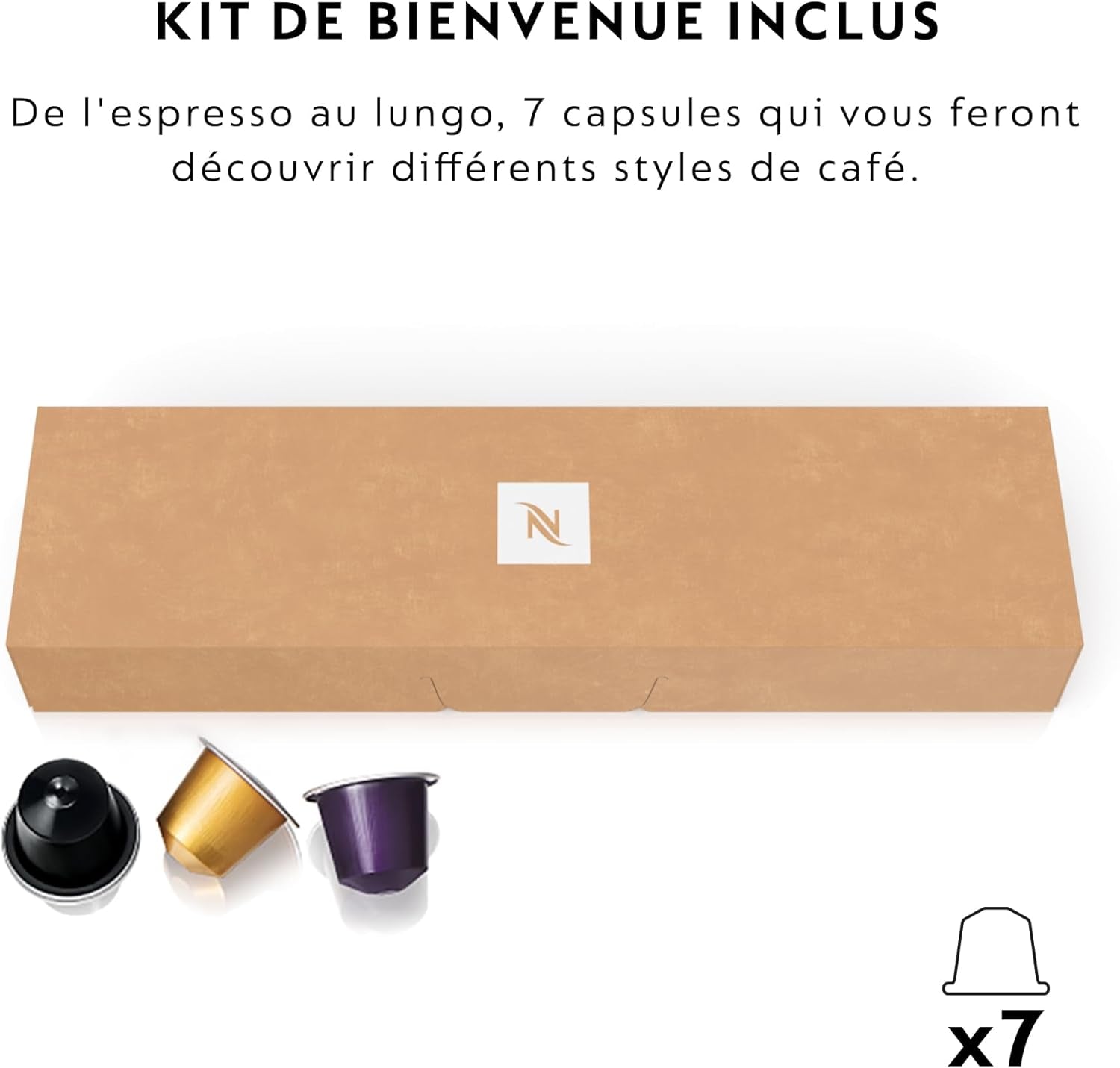 Espresso kávovar Krups Nespresso Inissia – kompaktní espresso kávovar na kávové kapsle, tlak 19 barů, rychlý ohřev za 25 sekund, funkce úspory energie, nádrž na vodu 0,7 l, červená, model YY5506FD