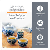 Ti Guan Yin Bio Oolong Tea 100g - Vysoce kvalitní organický čaj Oolong z Číny - Wu Long (Ceremonial Grade) - Pro milovníky čaje a znalce - Mycupoftea