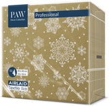 PAW - Airlaid ubrousky (40 X 40 cm) I 50 kusů I Ideální na Vánoce, zimu, svátky I Dekorace na štědrovečerní stůl I Ubrousky podobné Airlaid Větve na zimu I Větve na zimu