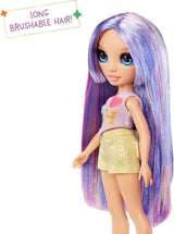 Panenka Rainbow High My Fashion Style - fialová - 28 cm Fialová módní panenka s atraktivním oblečením a stylovou taškou, na hraní, pózování, sběratelství, pro děti ve věku 4-12 let