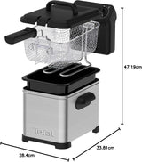Tefal Family Pro Access 4.0L, 3000 Watt, poloprofesionální, s olejem, vyjímatelná olejová nádrž, technologie chladicí zóny Spotřebiče Naty Shop