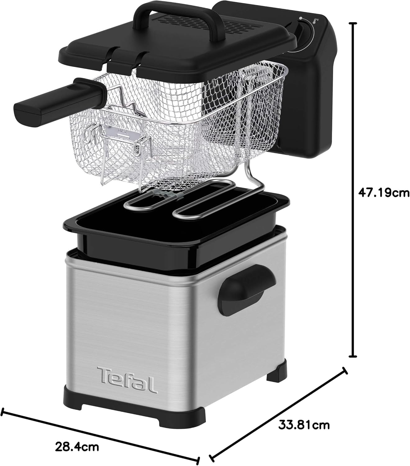 Tefal Family Pro Access 4.0L, 3000 Watt, poloprofesionální, s olejem, vyjímatelná olejová nádrž, technologie chladicí zóny Spotřebiče Naty Shop