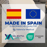 Valentia Medical Memory Foam Polštář na podporu krku Ortopedický polštář na bolest krku Polštář na krk s paměťovou pěnou Ultra měkký omyvatelný potah Krční ortopedické polštáře Naty Shop