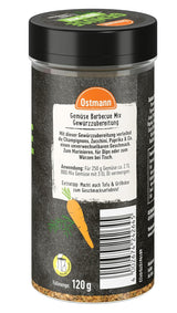 Ostmann Gewürze - Gemüse BBQ Mix | Gewürzzubereitung für Gemüse | Mediterrane Kräuternote für Grillgemüse, Tofu und Co. | 120 g v sítku