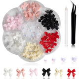 1 Karton Nail Art Charms, 3D Flowers Nagelkunst Charms, Acryl Blumen Nagel Strass Mit Ornamenten, Nagel Edelsteine, Nagel Zubehör Für Mädchen, Nagelkunst Dekoration, DIY Handwerk Nail Design