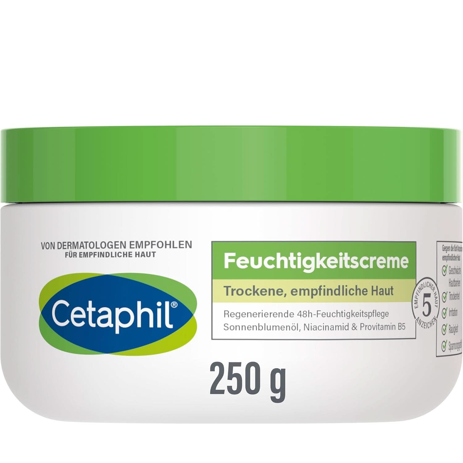 Cetaphil Hydratační krém pro suchou, citlivou pokožku 85 ml Sprcha a koupel Naty Shop 250 gramů Mandle