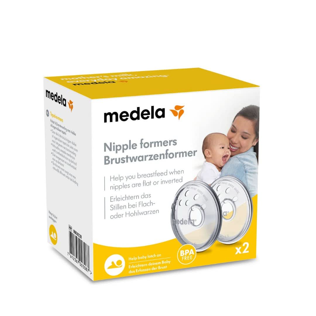 Medela tvarovač bradavek - neobsahuje BPA - jedna velikost pro všechny doplňky pro výživu a kojení Bebe Naty Shop