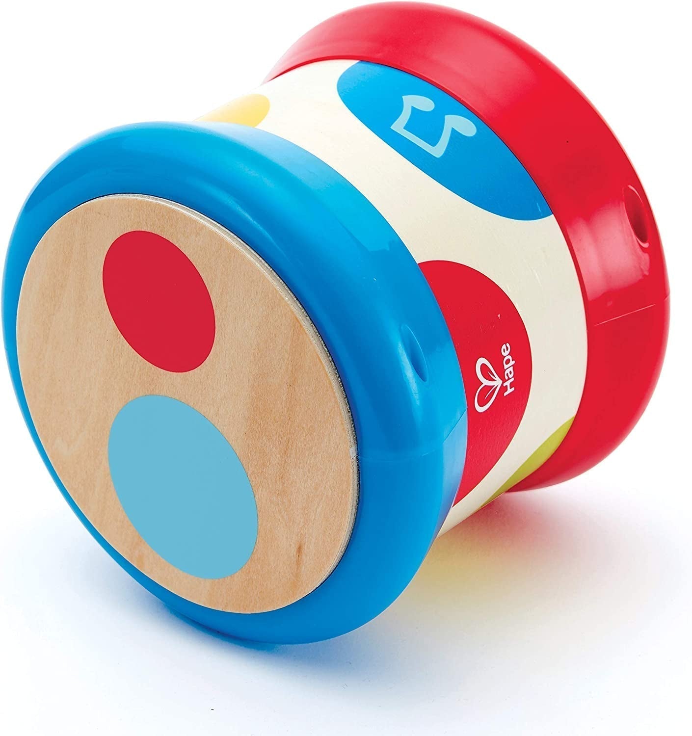 Hape Baby Drum | Pojízdná hudební hračka pro nejmenší, aby se naučila rytmus a různé zvuky, na baterie, od 6 měsíců Baby Toys Naty Shop