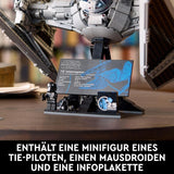 LEGO Star Wars Kravata Interceptor Nejlepší sběratelská sada Kreativní stavebnice pro dospělé Hvězdná stíhačka Cihla Model Fan Dárek Sběratelská sada Ucs 75382 Stavebnice Besuche den LEGO-Store