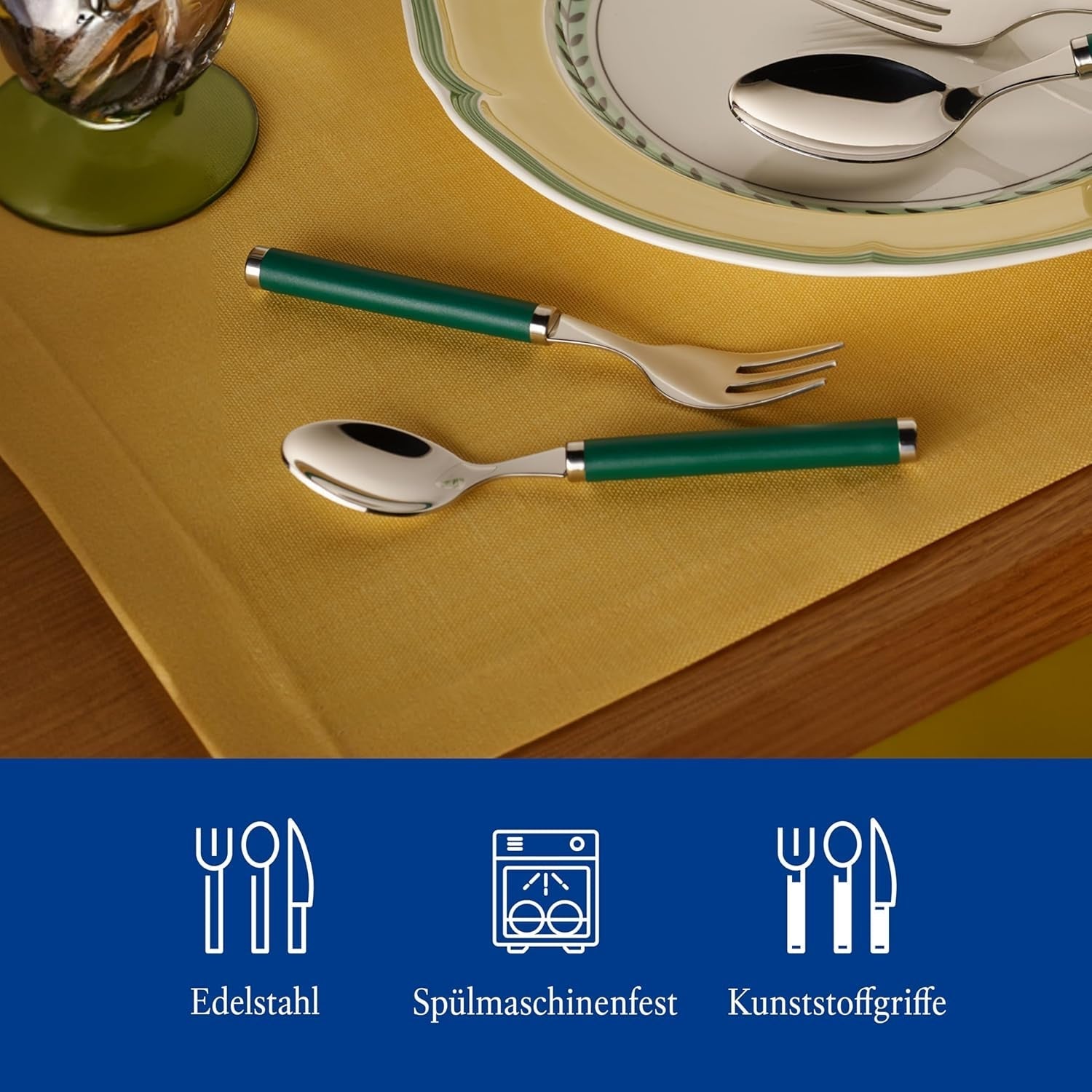 Villeroy & Boch - Sada příborů Play! Green Garden, 30 kusů Kitchen Naty Shop
