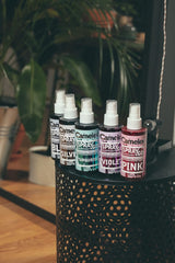 Cameleo - Spray & Go - sprej na barvení vlasů - fialový - pro blond, platinově blond a šedé vlasy - jednoduše nastříkejte a jděte - semipermanentní - okamžitý výsledek - karnevalový sprej na barvení vlasů - 150 ml Barva na vlasy Naty Shop