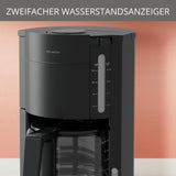 Espresso kávovar Krups F30908 ProAroma s filtrem a skleněnou karafou, objem 1,25 l, 10-15 šálků, 1050 W, černá