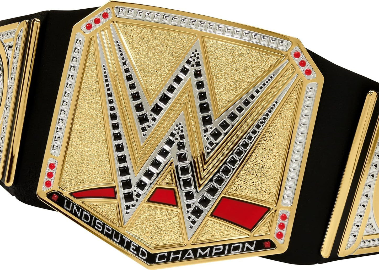 Mattel Mattel WWE Championship Belt, nesporný WWE Universal Championship Role Play A Kostým, Přibl. 100 cm dlouhý pásek z umělé kůže s jedinečným střihem, HYJ35 Akční figurky Naty Shop