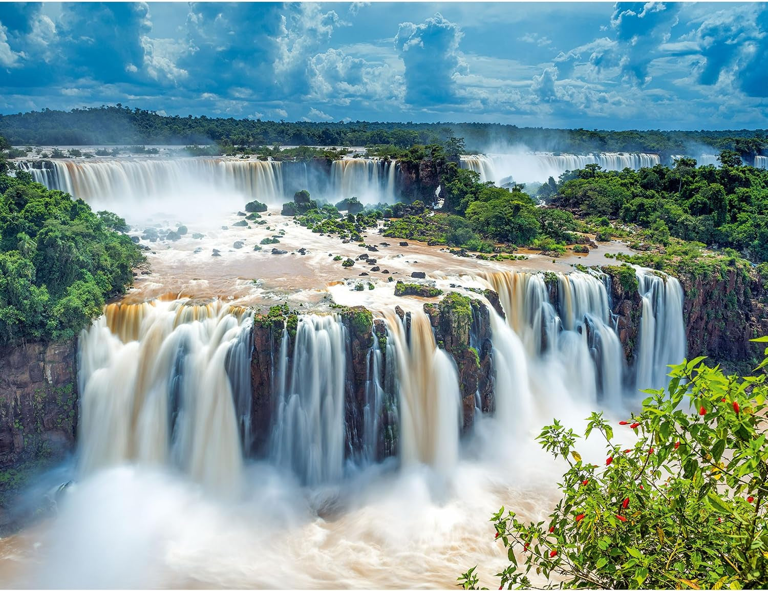 Ravensburger Puzzle 16607 - Vodopády Iguazu - 2000dílné puzzle pro dospělé a děti od 14 let Puzzle Naty Shop Single
