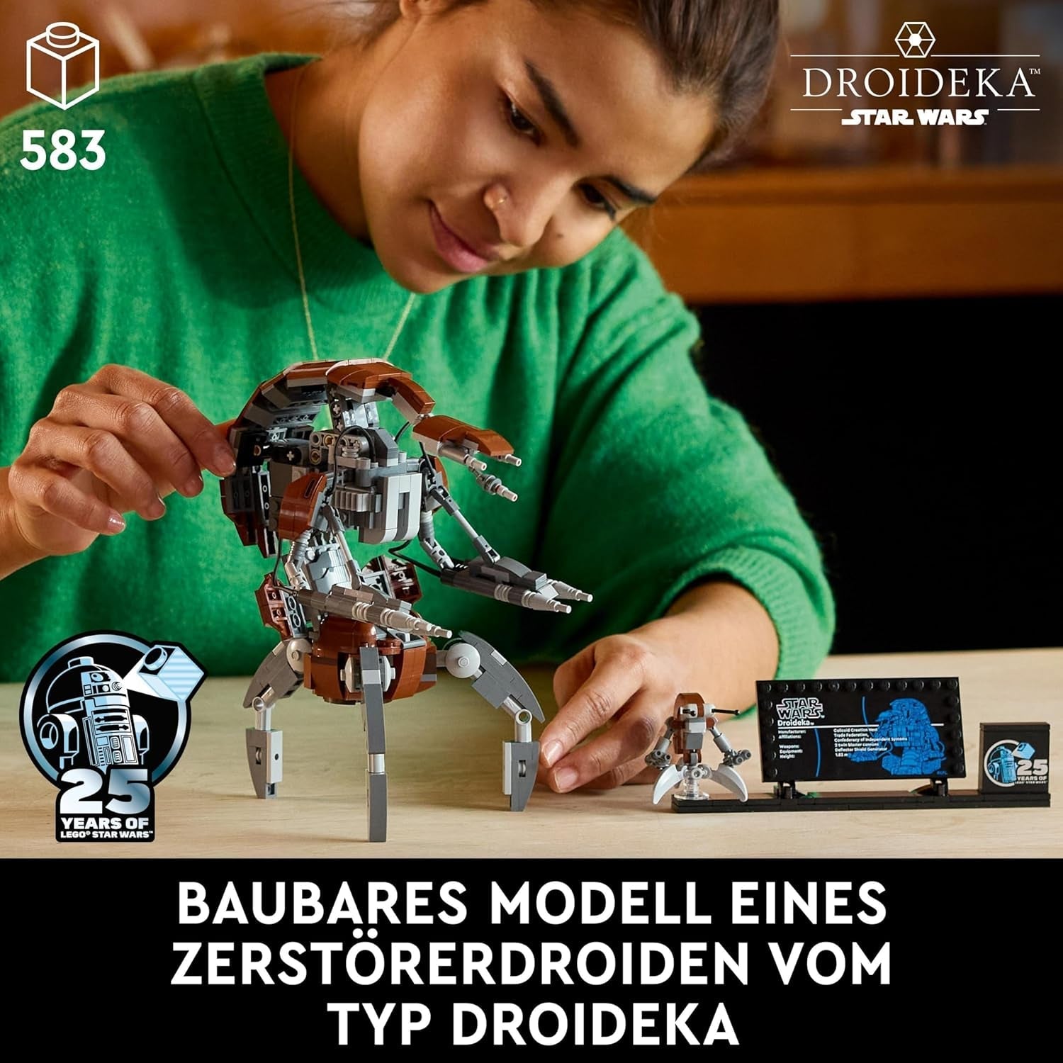 Sada droideka LEGO Star Wars, sada modelu droida pro dospělé, dekorace na stůl, sběratelská sada, nápad na dárek pro muže a ženy 75381 Stavebnice Besuche den LEGO-Store