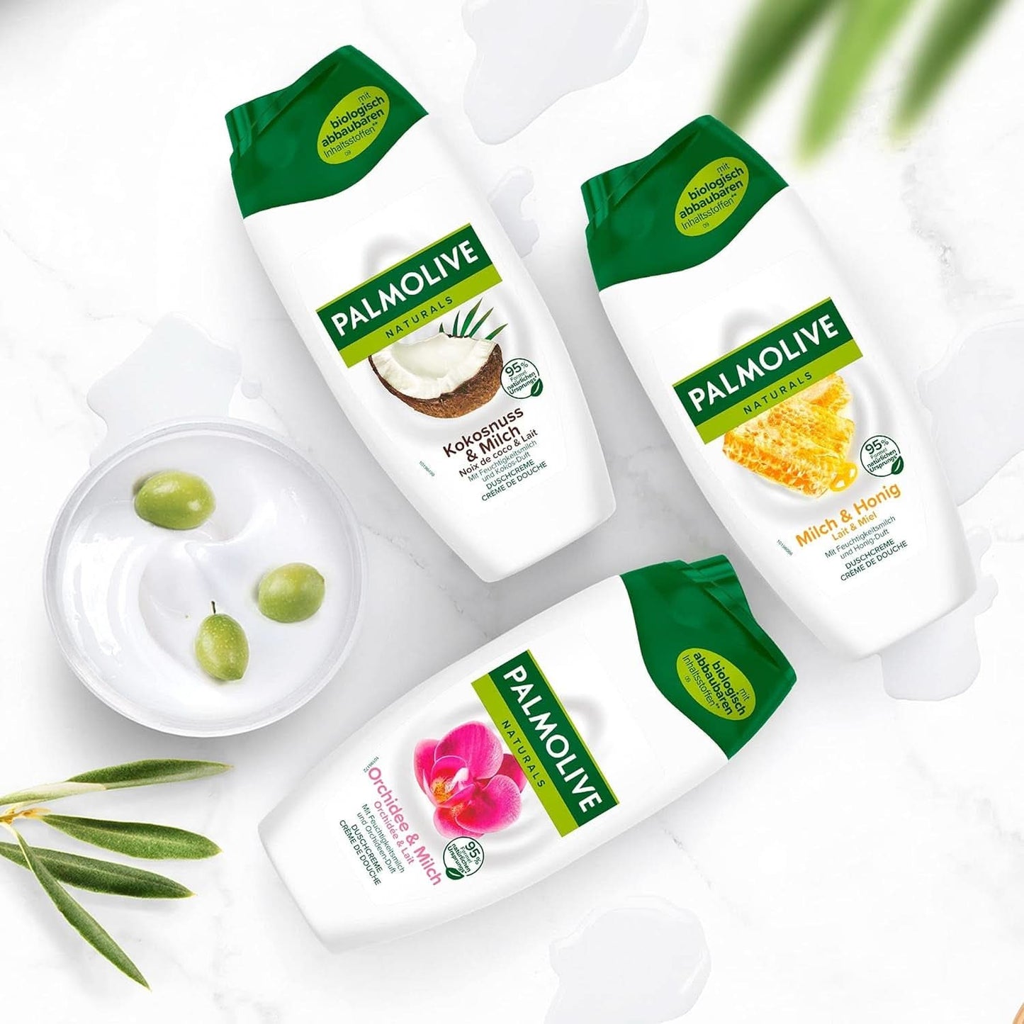 Palmolive Naturals Coconut & Milk sprchový gel, 6 x 250 ml Naty Shop sprchový gel a koupel
