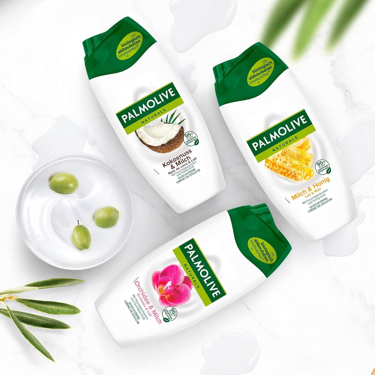Palmolive Naturals Coconut & Milk sprchový gel, 6 x 250 ml Naty Shop sprchový gel a koupel