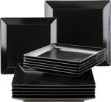 Porcelánový stolní servis MÄSER Manhattan City pro 6, černá