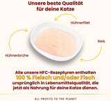 almo nature HFC Hydration Help Mokré krmivo pro kočky – kuřecí polévka a kuřecí filety – vhodné pro humánní použití, bez lepku, monoprotein, 50 g, 24 kusů, 1,2 kg